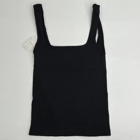 NWT Free People Square One Seamless Cami Black - Picture 5 of 6